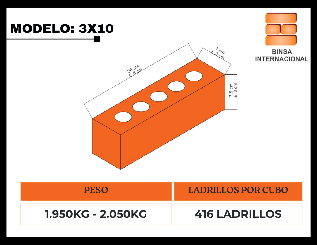 3X10 BRICK